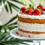 erdbeere raffaello torte